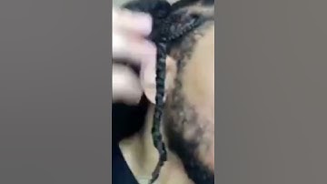 Doing two strand twists on my hair 🔥 #shorts #twostrandtwist