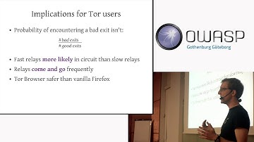 Surfing safely over the Tor anonymity network - Part1: Philipp Winter: Relays