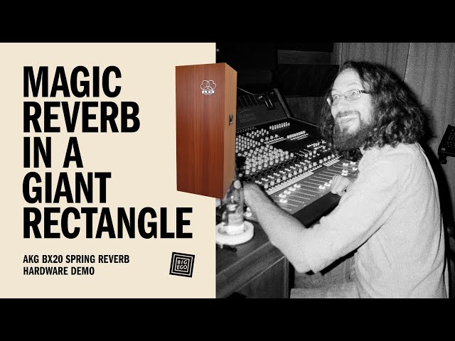 Magic Reverb in a Giant Rectangle (AKG BX20 Spring Reverb Hardware