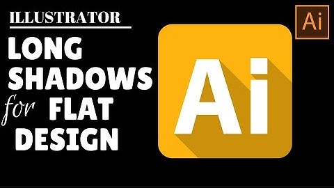 Create Long Shadows for Flat Icon Design in Illustrator