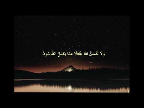 ولا تحسبن الله غافلا عما يعمل الظالمون اسلام صبحي