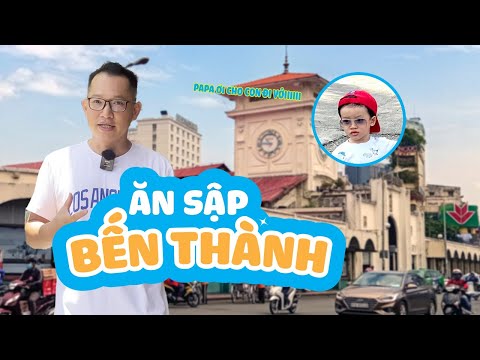 ĂN SẬP CHỢ BẾN THÀNH | BÚN RIÊU GÁNH CÓ NGON NHƯ LỜI ĐỒN | Mark ĐÂY!