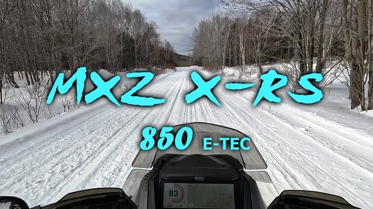 🛷SPEED TEST | 2024 SKI-DOO MXZ X-RS 850 E-TEC - YouTube