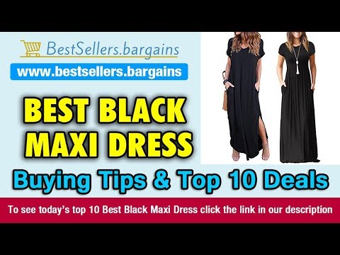 black fitted maxi dress