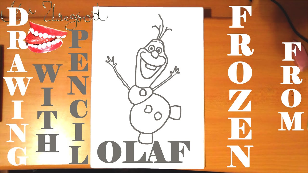 How to Draw OLAF from Frozen Easy Step by Step - for beginners | The