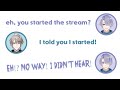 Eng sub genzuki didnt realize kaida started streaming nijisanji