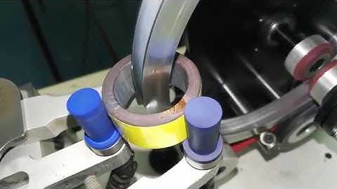 TORODIAL CORE TAPING  / TAPE WINDING MACHINE @electromecautomation @electromechbangalore742