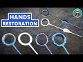 Watch Hands Restoration & Bluing - rust removal, hand polishing and bluing tutorial