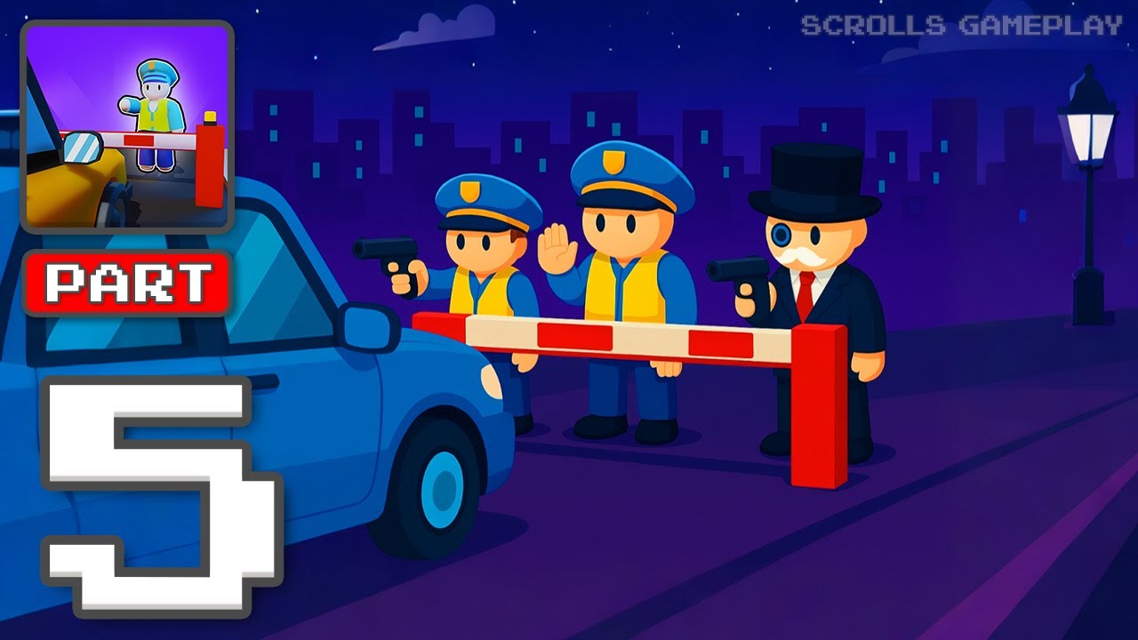 Highway Officer - Gameplay Walkthrough Part 5 - Stop Speeders On The Highway (iOS, Android)