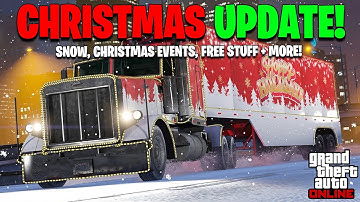 CHRISTMAS UPDATE - FREE CARS, DOUBLE MONEY, SNOW, NEW CARS & FREE STUFF! GTA Online Weekly Update