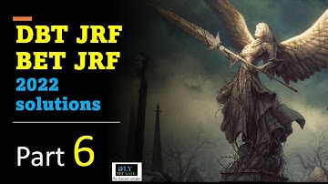 DBT JRF BET JRF 2022 solution  part 6