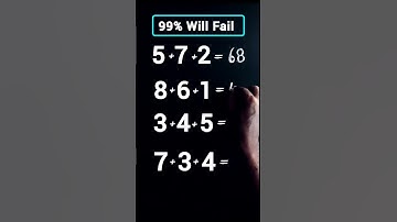 Best easy math question Only for genius student can do this 99% failed #shorts #mathquiz