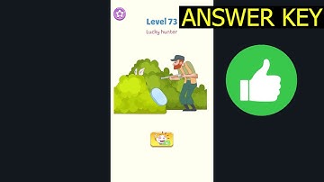 Dop 5 Eraser Master LEVEL 73 Lucky hunter (ANSWER KEY) Walkthrough ✅ - Slow Motion Gameplay Solution