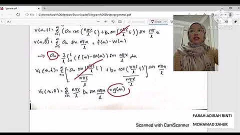Solution of Non Homogeneous Boundary Condition for Wave Equation in Cartesian Coordinate (GROUP 6)
