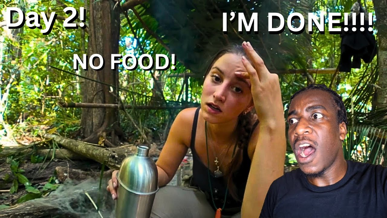 Reacting to Lexie Limitless Trying to survive 3 Days Alone in the ...