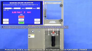 SSA AUTO - Secure Seal Analyzer (Automated Model) - Test d
