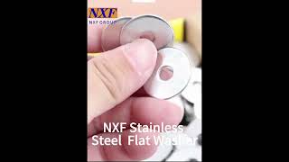 NXF UNS S30400 ASTM 304/JIS 304/EN 1.4301 DIN125 Diameter 1-100mm Stainless Steel Flat Washer