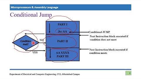 Conditional Jumps in Assembly language 8086 || JNC || JZ || JC ||  JNZ || Control Flow Instructions
