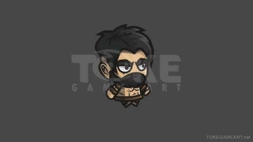 Barbarian Warrior - 2D Character Sprite