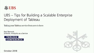 UBS | Tips for building a scalable enterprise deployment of Tableau screenshot 4