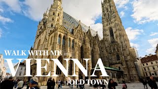 Morning Walk in Vienna's Old Town | St. Stephen's Cathedral  State Opera | Walking Tour | 4K HDR