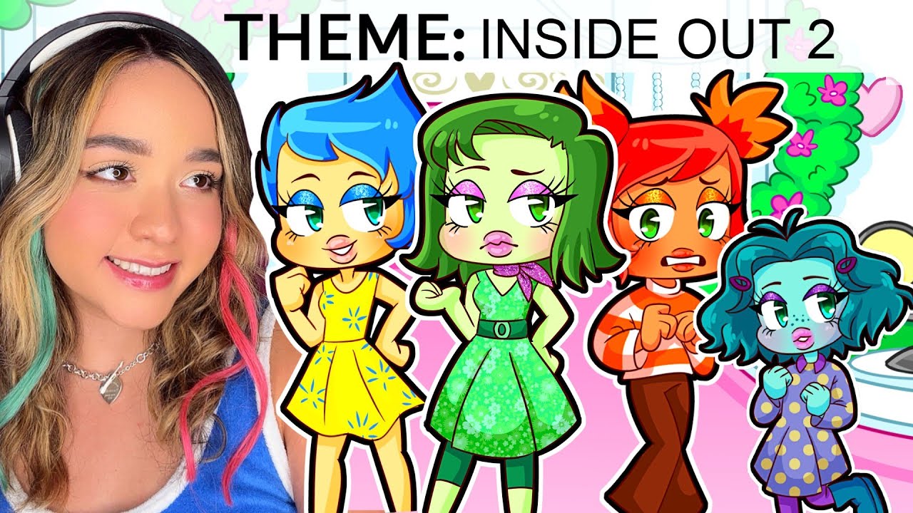 Making EVERY INSIDE OUT 2 Character in DRESS to IMPRESS..(Marathon)
