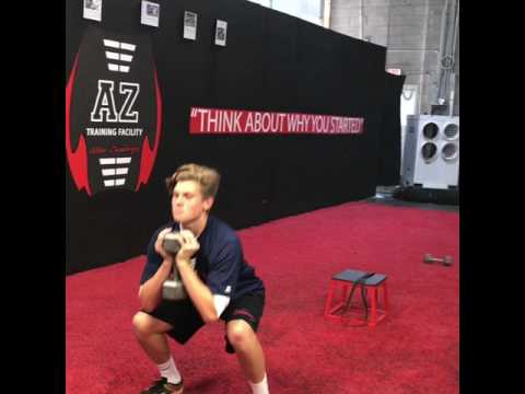 Jackson Garcia works out at AZKicking