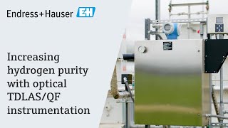 Increasing hydrogen purity with optical TDLAS/QF instrumentation