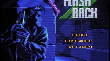 Flashback: The Quest for Identity Intro (Genesis) - Sony BVM-D32 (Reference CRT Monitor)