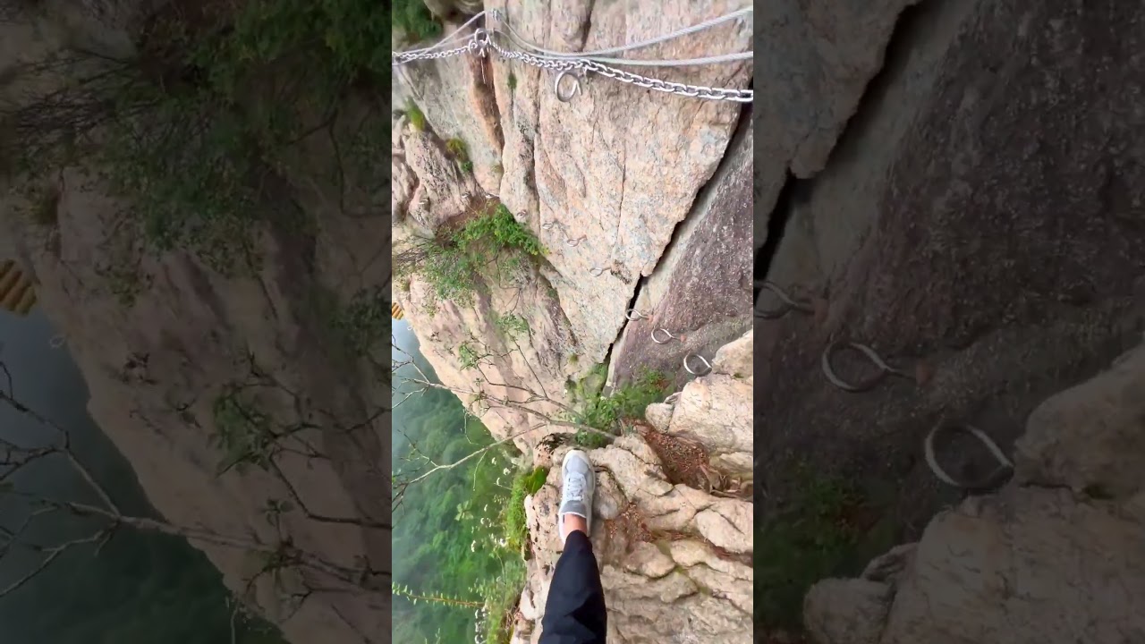 THE WORLD'S MOST DANGEROUS HIKE! ( not Mount Huashan)