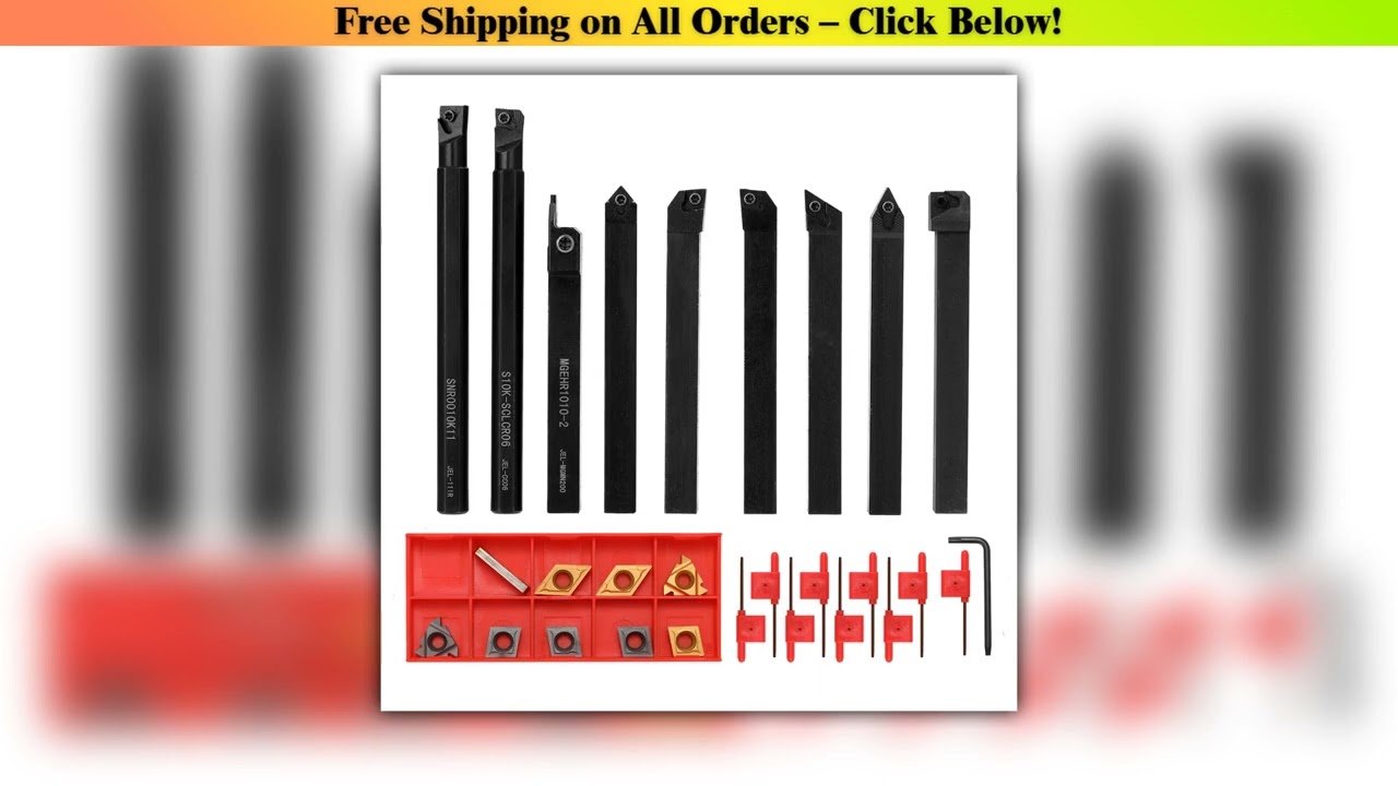 8mm 10mm 12mm 16mm Shank Lathe Turning Tool Holder Boring Bar Lathe Tool Lathe Cutter CNC Metal