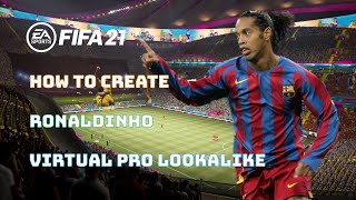 FIFA 21 tutorial | Pro Clubs How to create Ronaldinho