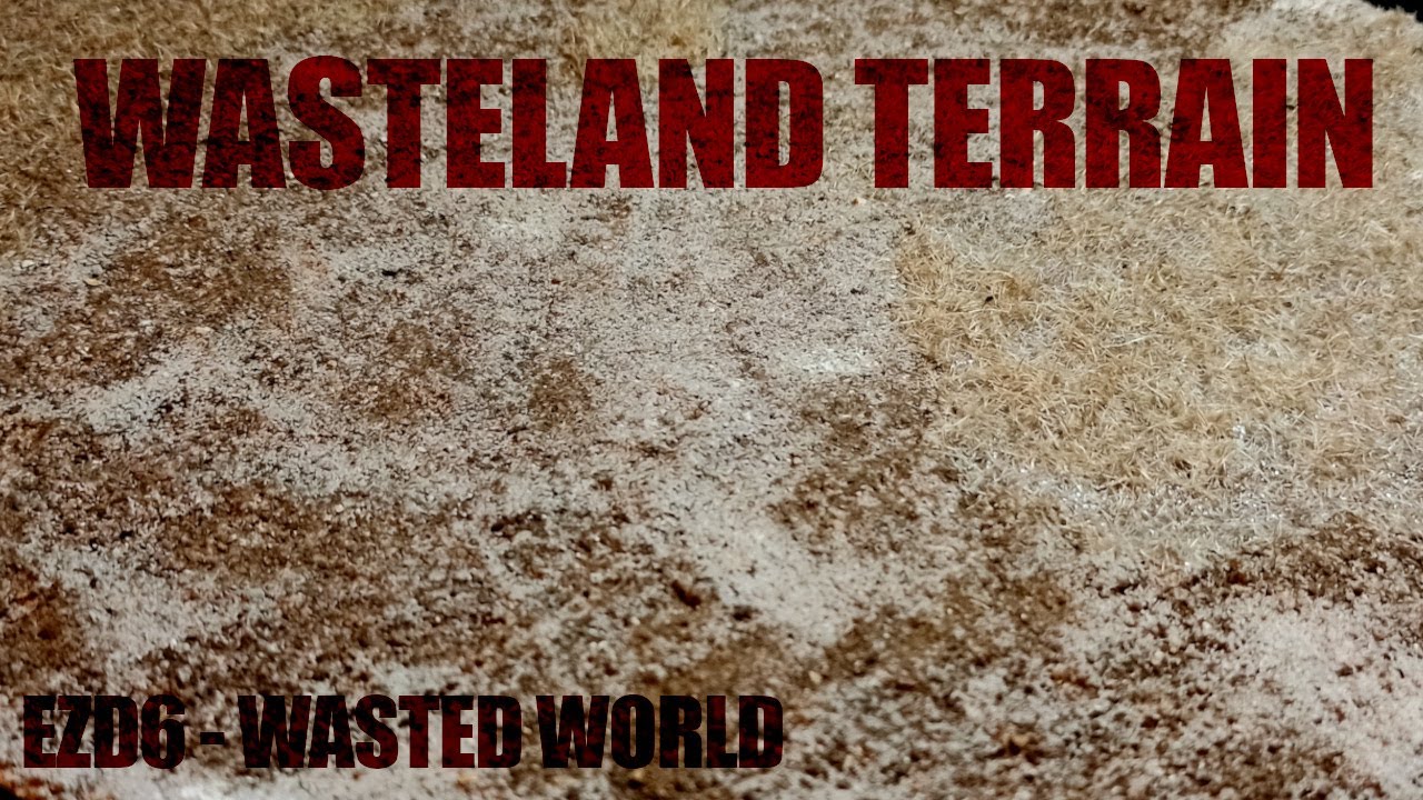 Dirty Cheap, Dead Easy Wasteland Terrain for EZD6 Wasted World, Fallout and D&D