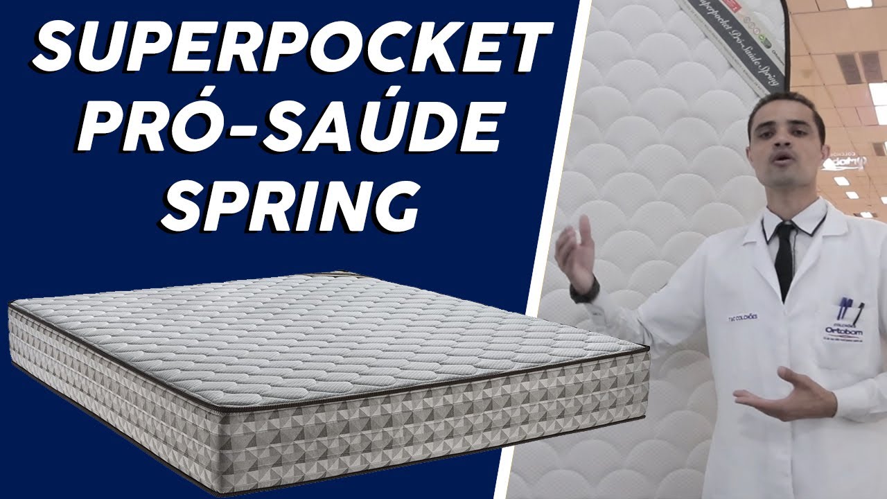 Ortobom Volta Redonda | Colchão Superpocket Pró-Saúde Spring - YouTube