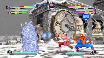 Marvel vs Capcom 2: New Age of Heroes (Normal Playthrough Akuma, Felicia, Chun-Li Pt. 1/2)