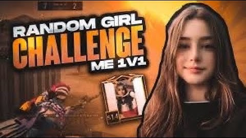 JOINING RANDOM SQUAD OF GIRLS ONE GIRL CHALLENGE ME 1v1 TDM GIRL PRO AND RICH | PUBG MOBILE