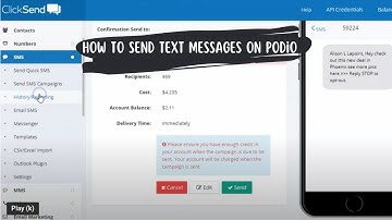 Text Messaging with Podio and Clicksend #Podio #SMS #realestateinvestor