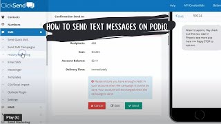 Text Messaging with Podio and Clicksend #Podio #SMS #realestateinvestor screenshot 2
