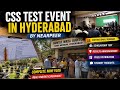CSS Test Hyderabad 📚 | Nearpeer Event Full Vlog | Students Reaction, Seminar &amp; Scholarships#foryou