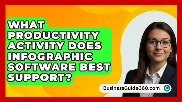 What Productivity Activity Does Infographic Software Best Support? - BusinessGuide360.com