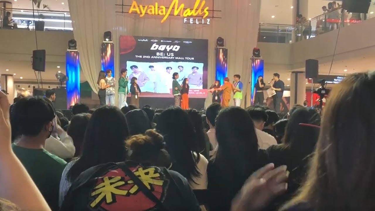 [Fancam] BGYO - Newspaper Dance w/ ACEs + Gelo's Promposal to the Boys (BE:US Mall Tour Ayala Feliz)