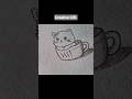 Cute Things to draw Cat when you bored #shorts #trending #viral #youtubeshorts #shortvideo #cat