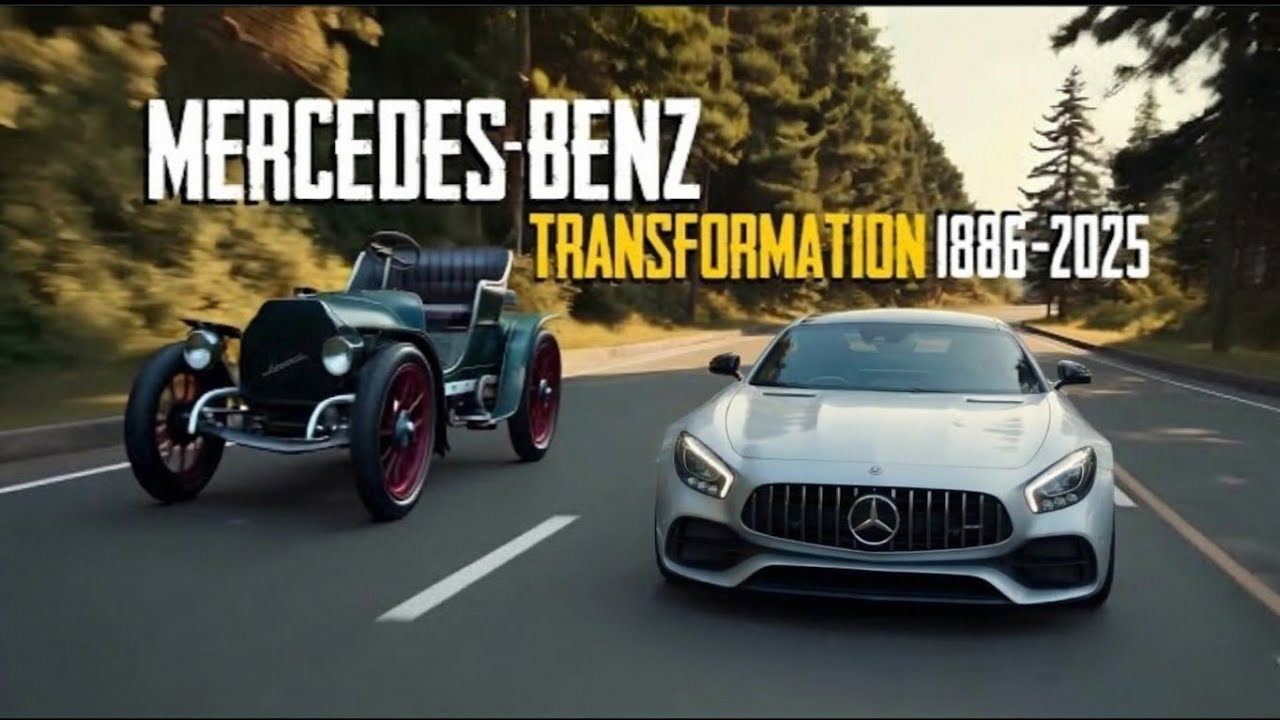 Mercedes-Benz Car Evolution Timeline | 1886 – 2025 Transformation