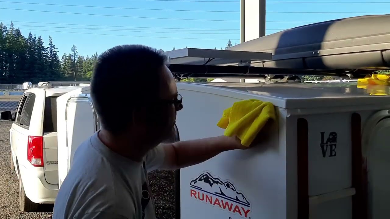 Runaway RangeRunner Rain Gutter install