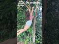 Climbing a Jungle Tree Tarzan Style 🌴💪 #JungleLife #OffGridLiving #Adventure