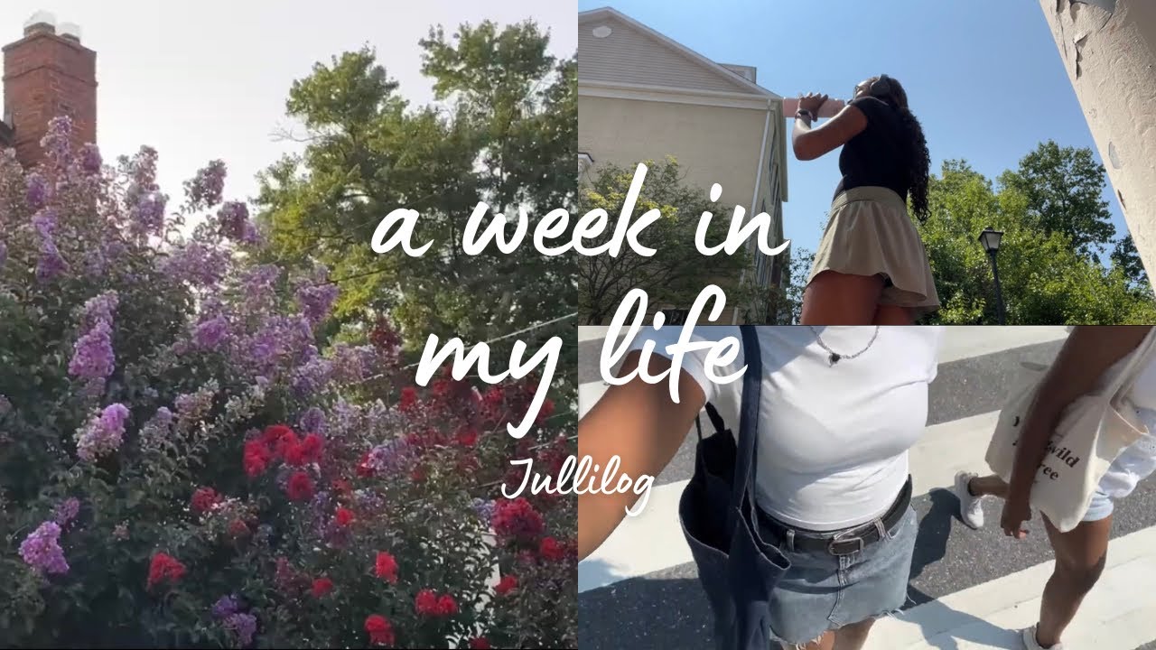 a week in my life 🌷| summer vlog; running, healthy breakfast, reading, & more! 