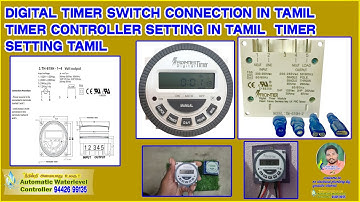 how to set Frontier TM619H2 Digital Timer Programmable Time Switch tamil