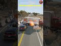 Realistic Highway Car Crashes | Cinematic BeamNG Drive Crash Simulation Shorts