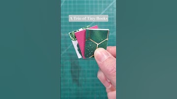 DIY Tiny Books ✨️ Using a Regular Stapler to Make Tiny Books #tinybook #miniaturebook #bookbinding