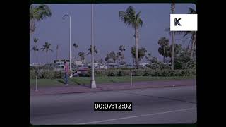 Driving Through 1960s Miami Beach, HD from 35mm